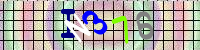 Blue Captcha Image